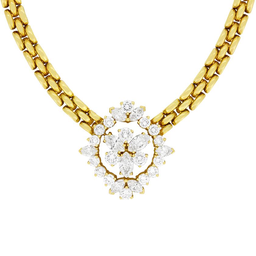 Kutchinsky Collier de diamants de 5,72 carats en vente 1