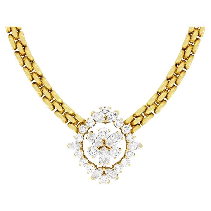 Kutchinsky 5.72ct Diamond Necklace For Sale