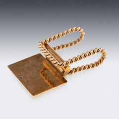 Pinza para billetes de oro de 9 quilates Kutchinsky, Londres, с.1972