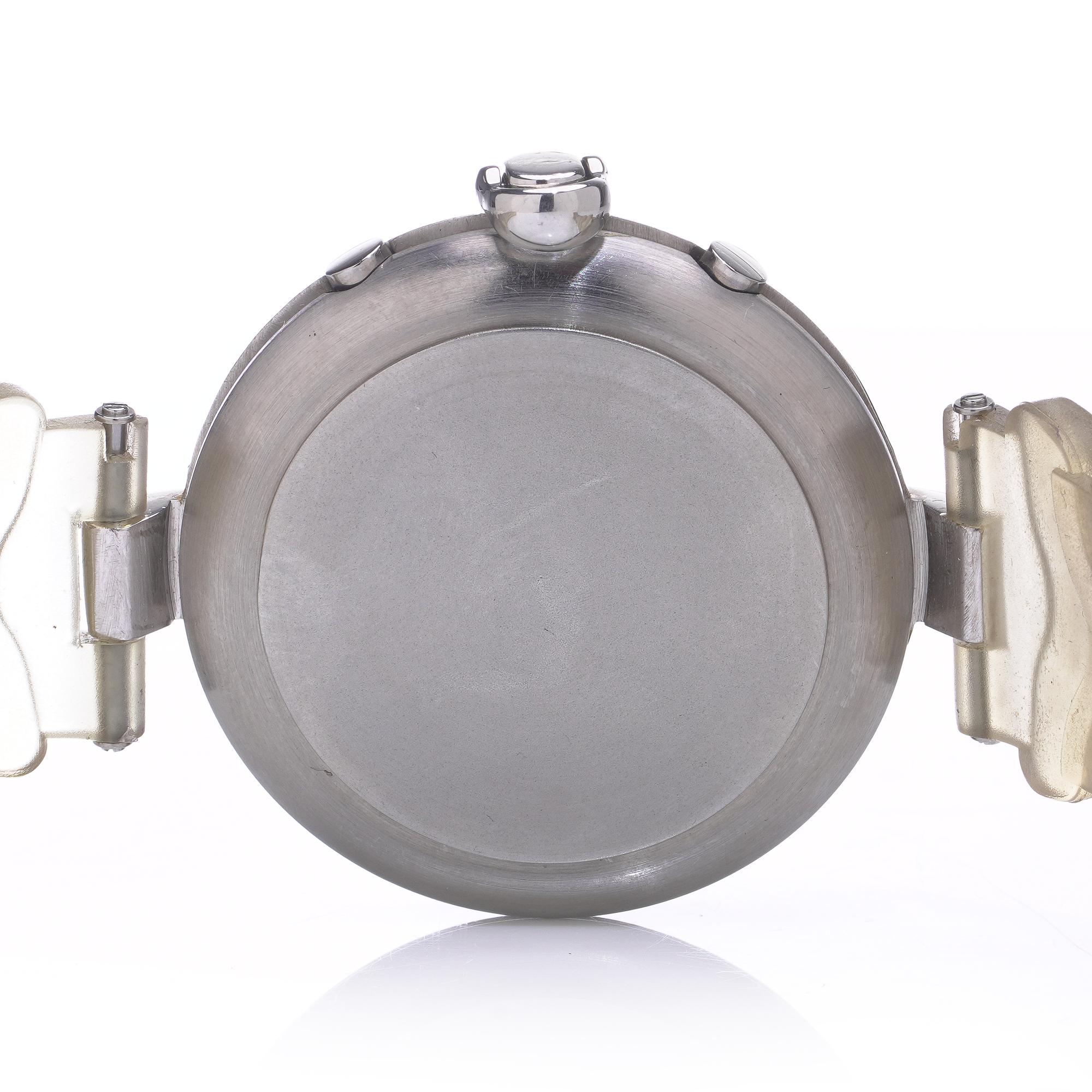 Montre chronographe Kutchinsky à diamants noirs en vente 3