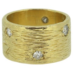 Anello a fascia con diamante Kutchinsky