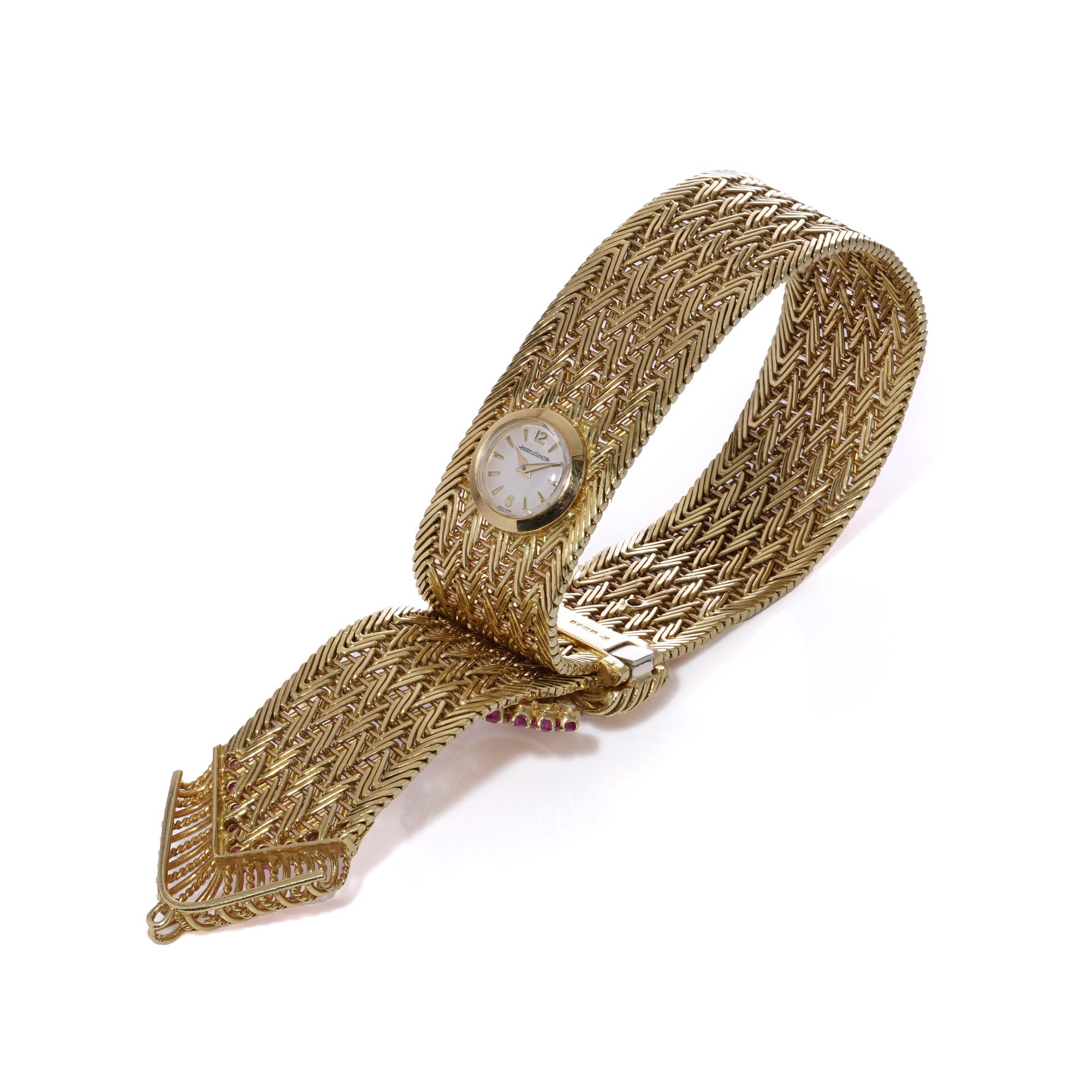 Orologio con bracciale in oro 18kt Kutchinsky per Jaeger Le-Coultre in vendita 1