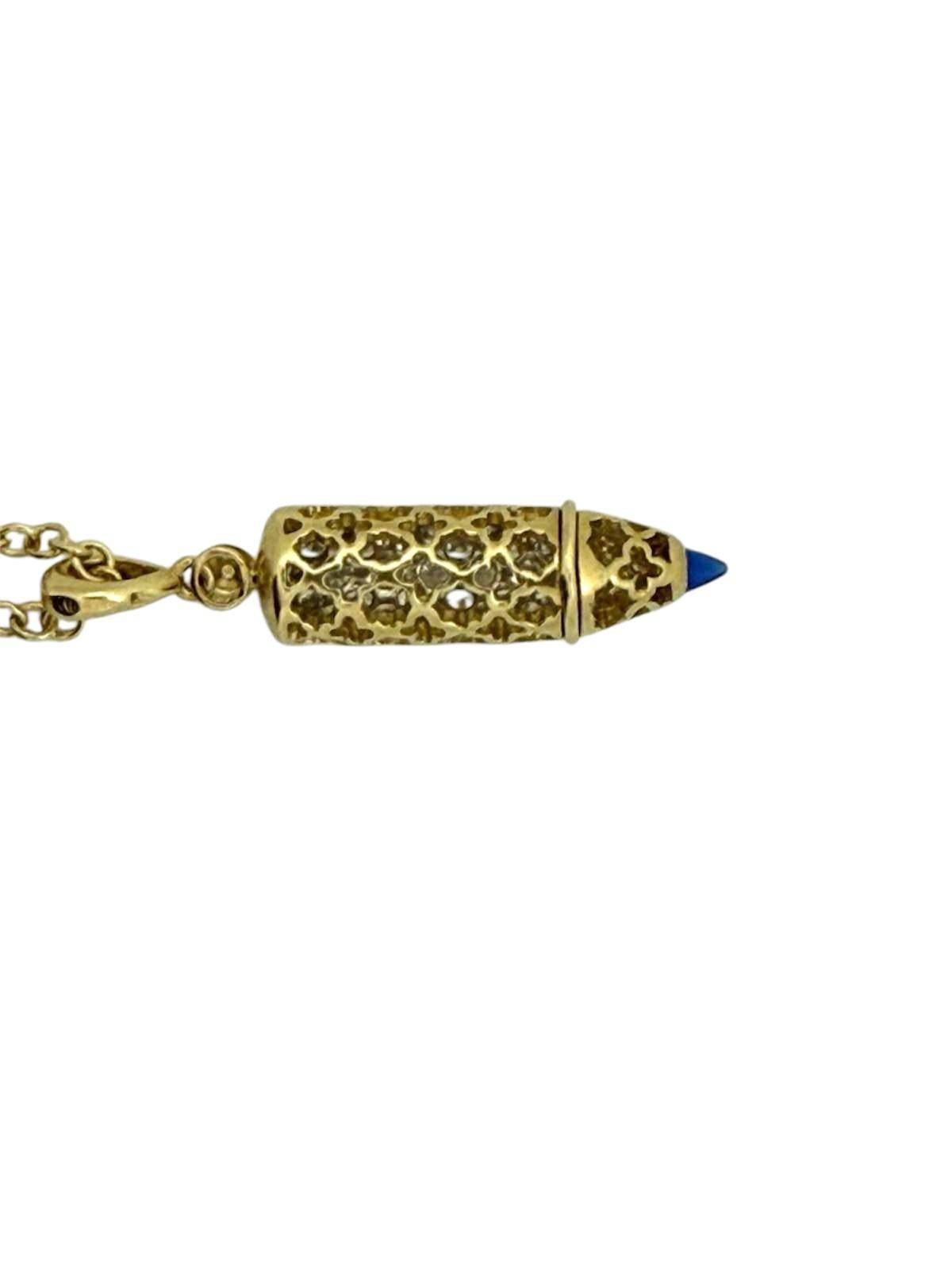 Artisan Kutchinsky Pendant and Chain Necklace For Sale