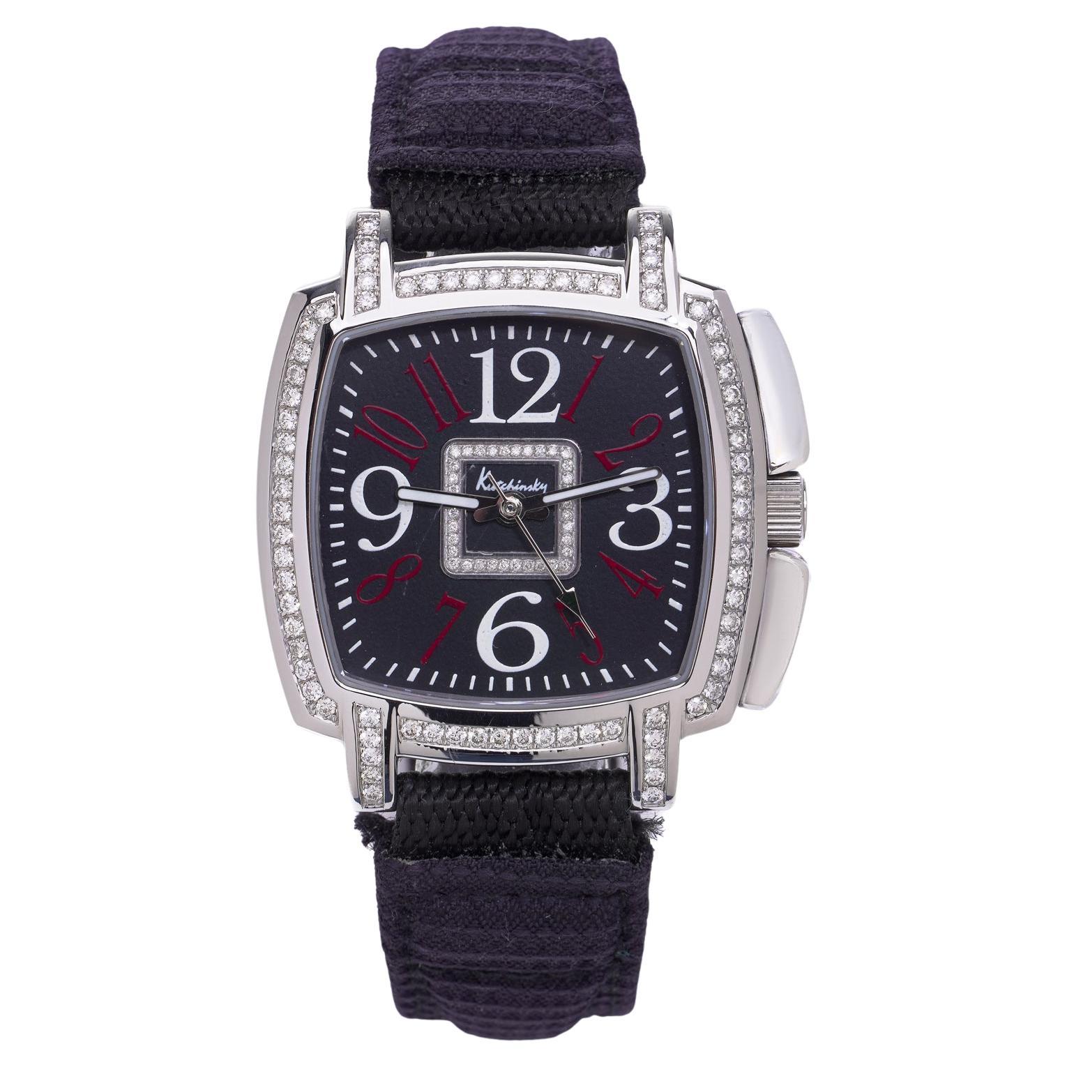 Reloj de pulsera Kutchinsky "Radiant" engastado con diamantes, Ref. 46861