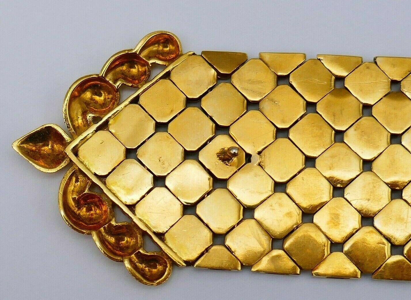Kutchinsky Retro Yellow Gold Buckle Bracelet For Sale 5