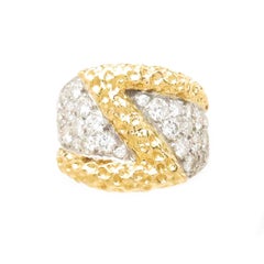 Kutchinsky Yellow Gold and Diamond Ring