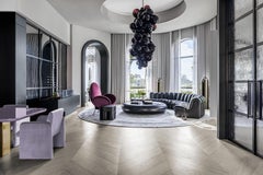 Kuulas Hand Blown Glass Chandelier by Cameron Design House