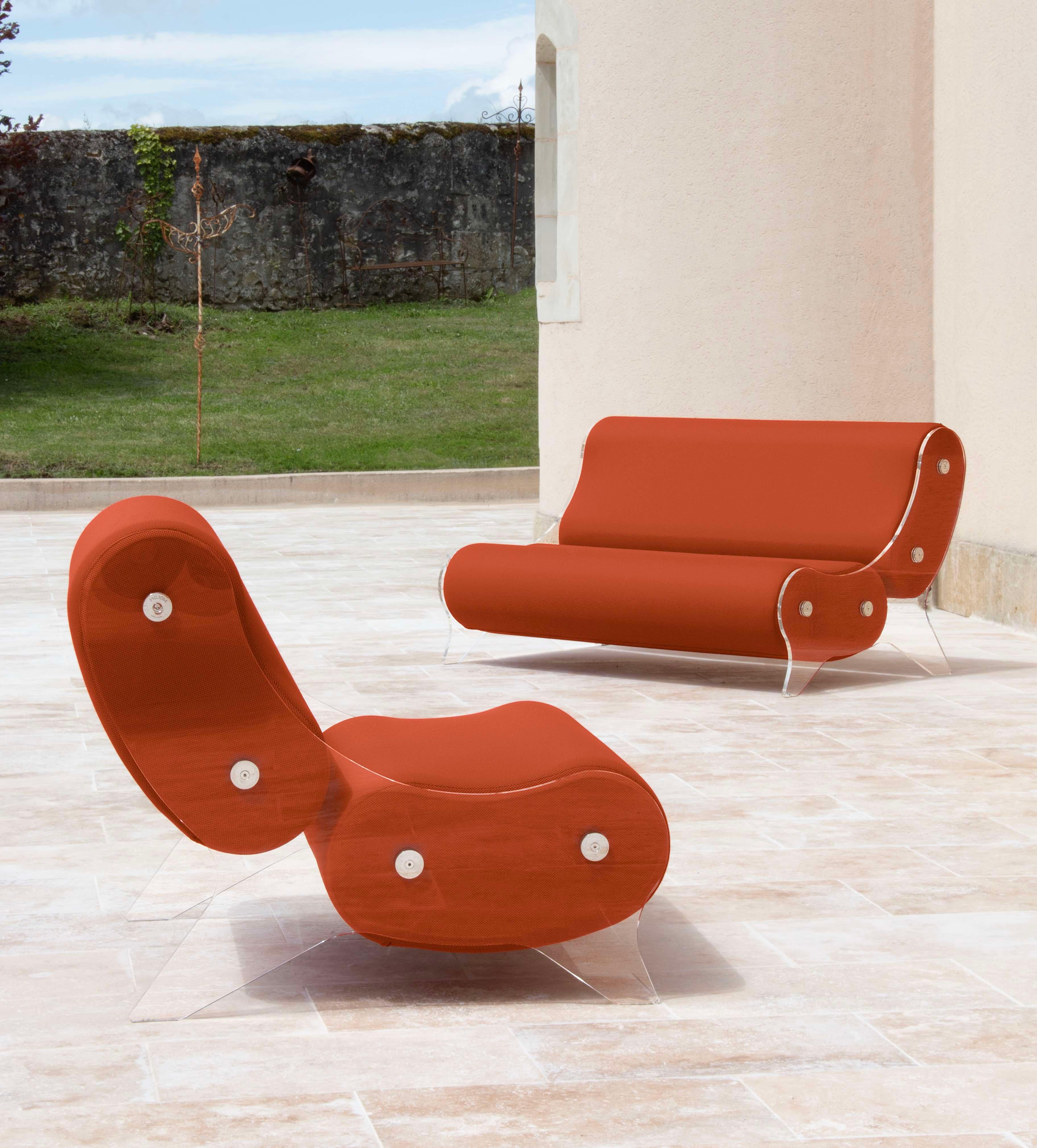 Poltrona KUUMO di MW Designer Furniture con schiuma e tessuto 3D in vendita 3