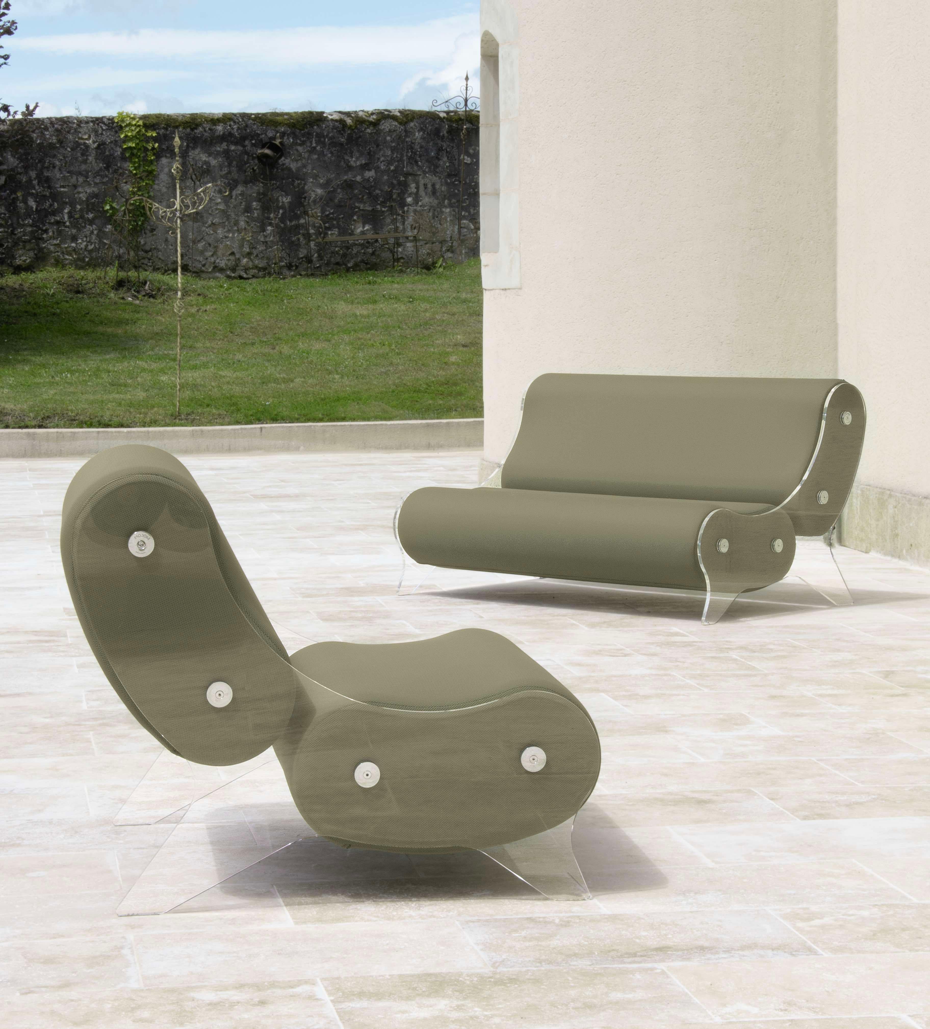 Poltrona KUUMO di MW Designer Furniture con schiuma e tessuto 3D in vendita 8