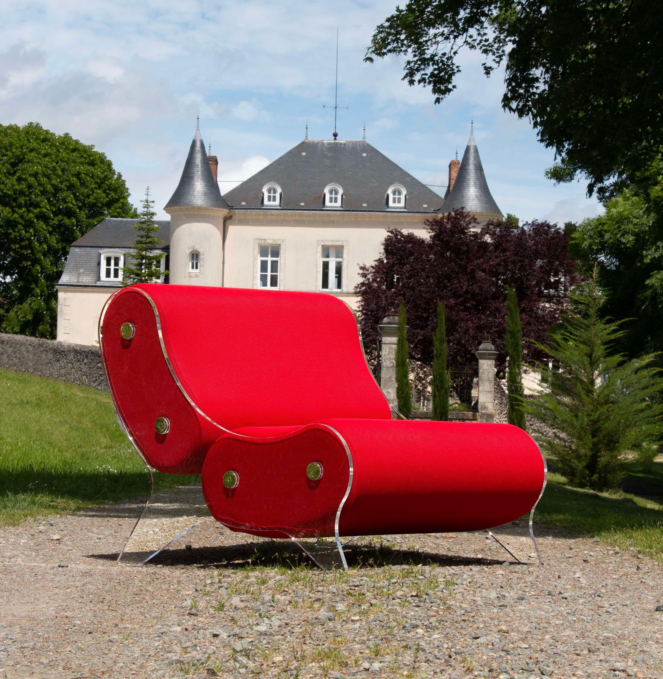 XXI secolo e contemporaneo Poltrona KUUMO di MW Designer Furniture con schiuma e tessuto 3D in vendita