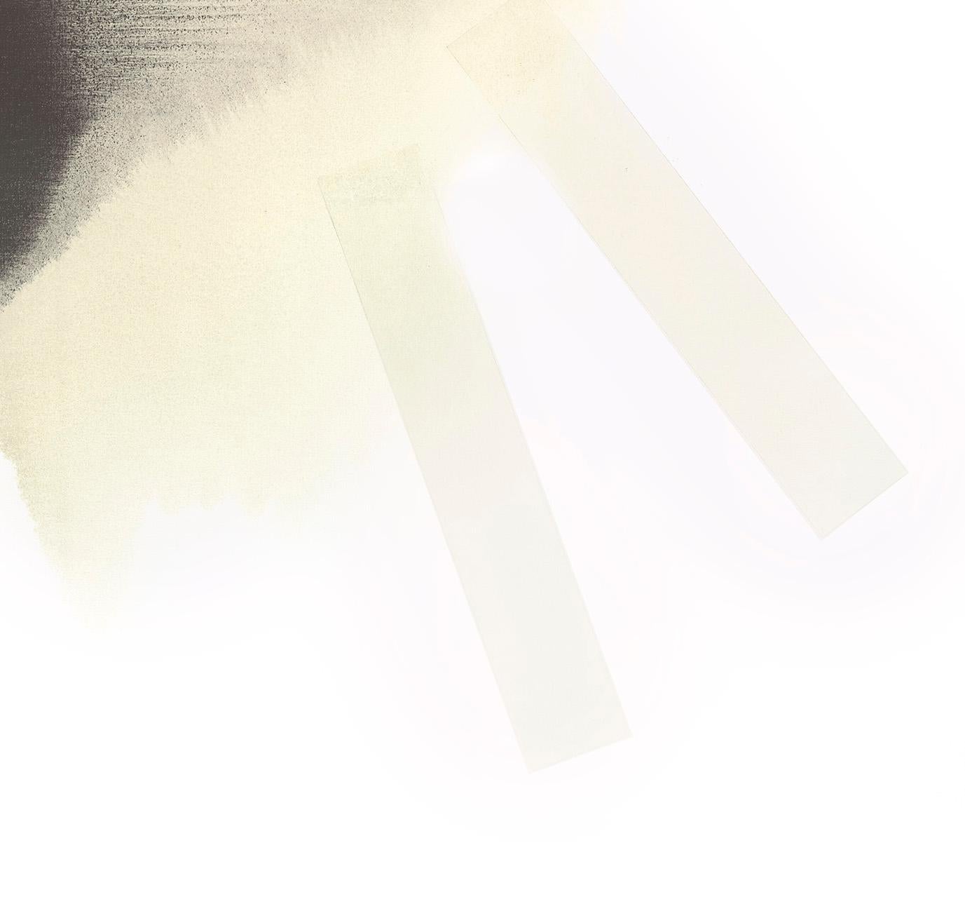 Alsephina (Weiß), Abstract Painting, von Kuzana Ogg