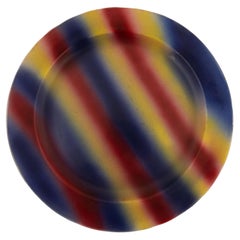Kuznetsov Ceramic Plate, Rare Abstract Design Russia, Early 20th Century