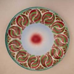 Kuznetsov Ceramic Plate, Rare Design, Russia, Early 20th Century