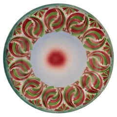 Kuznetsov Ceramic Plate, Rare Design, Russia, Early 20th Century