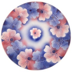 Kuznetsov Ceramic Plate, Russia, Early 20th Century