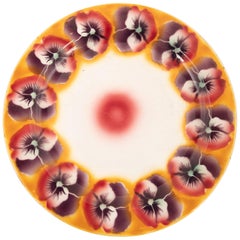 Kuznetsov Ceramic Plate, Russia, Early 20th Century