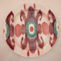 Plato de cerámica Kuznetsov, Rusia, principios del siglo XX