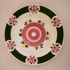 Kuznetsov Ceramic Plate, Russia, Early 20th Century