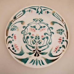 Kuznetsov Ceramic Plate, Russia, Early 20th Century