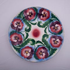 Kuznetsov Ceramic Plate, Russia, Early 20th Century