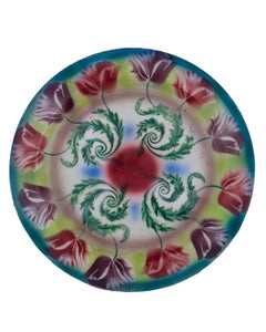 Kuznetsov Ceramic Plate, Russia, Early 20th Century