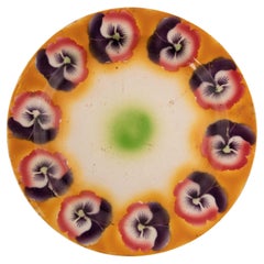 Kuznetsov Ceramic Plate, Russia, Early 20th Century