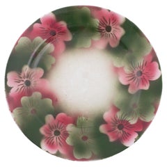 Antique Kuznetsov Ceramic Plate, Russia, Early 20th Century