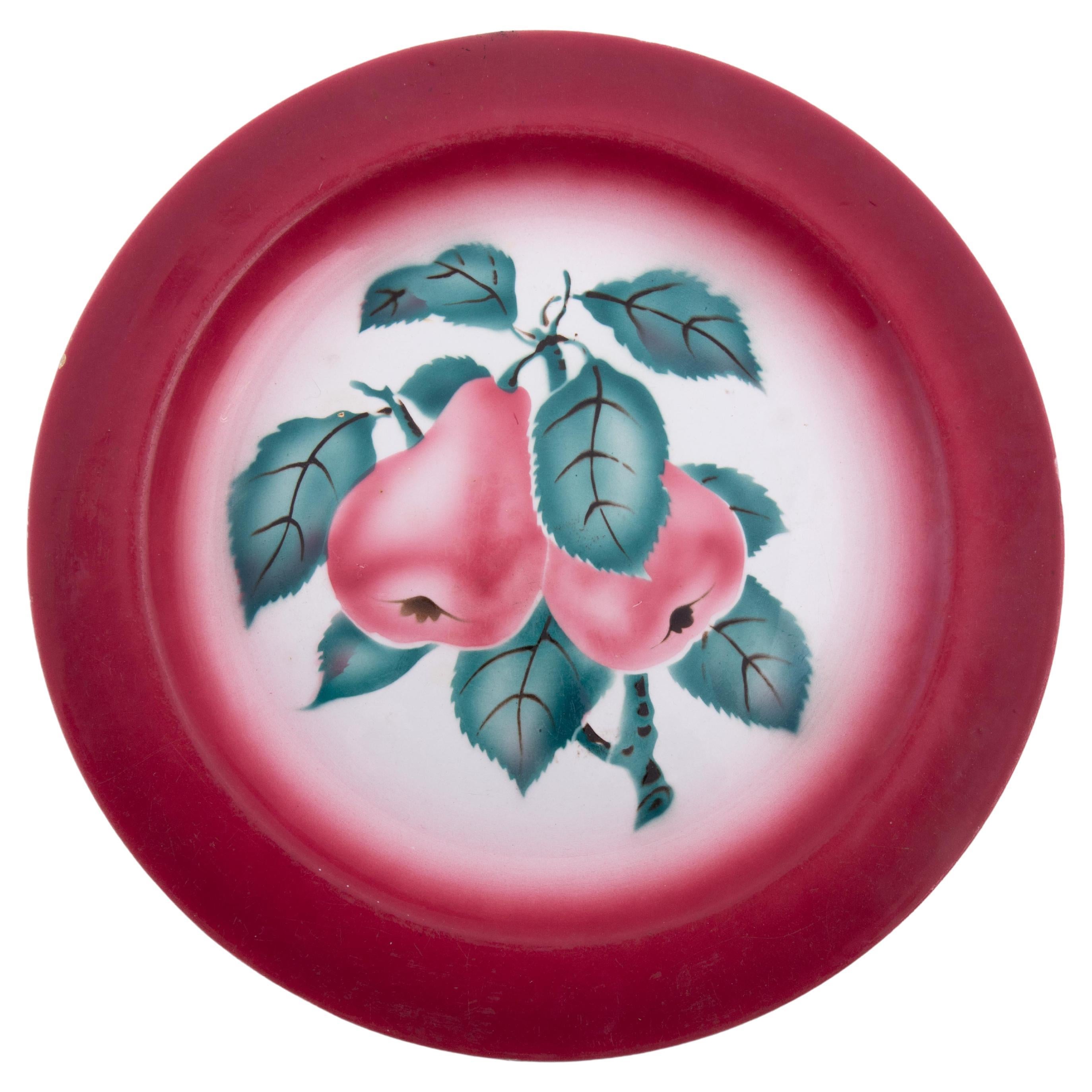 Kuznetsov Ceramic Plate, Russia, Early 20th Century