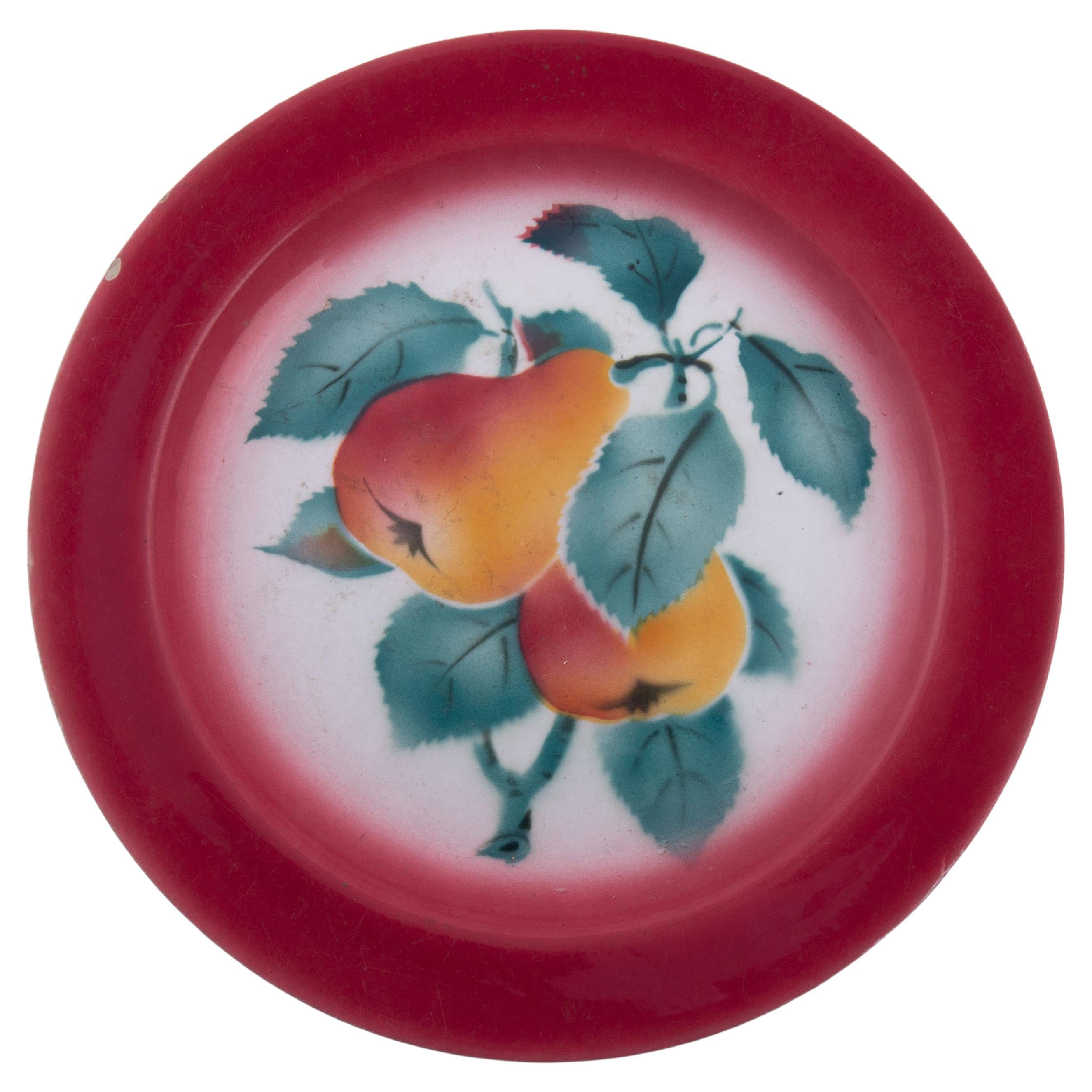 Piatto in ceramica Kuznetsov, Russia, inizio XX secolo