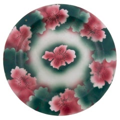 Antique Kuznetsov Ceramic Plate, Russia, Early 20th Century