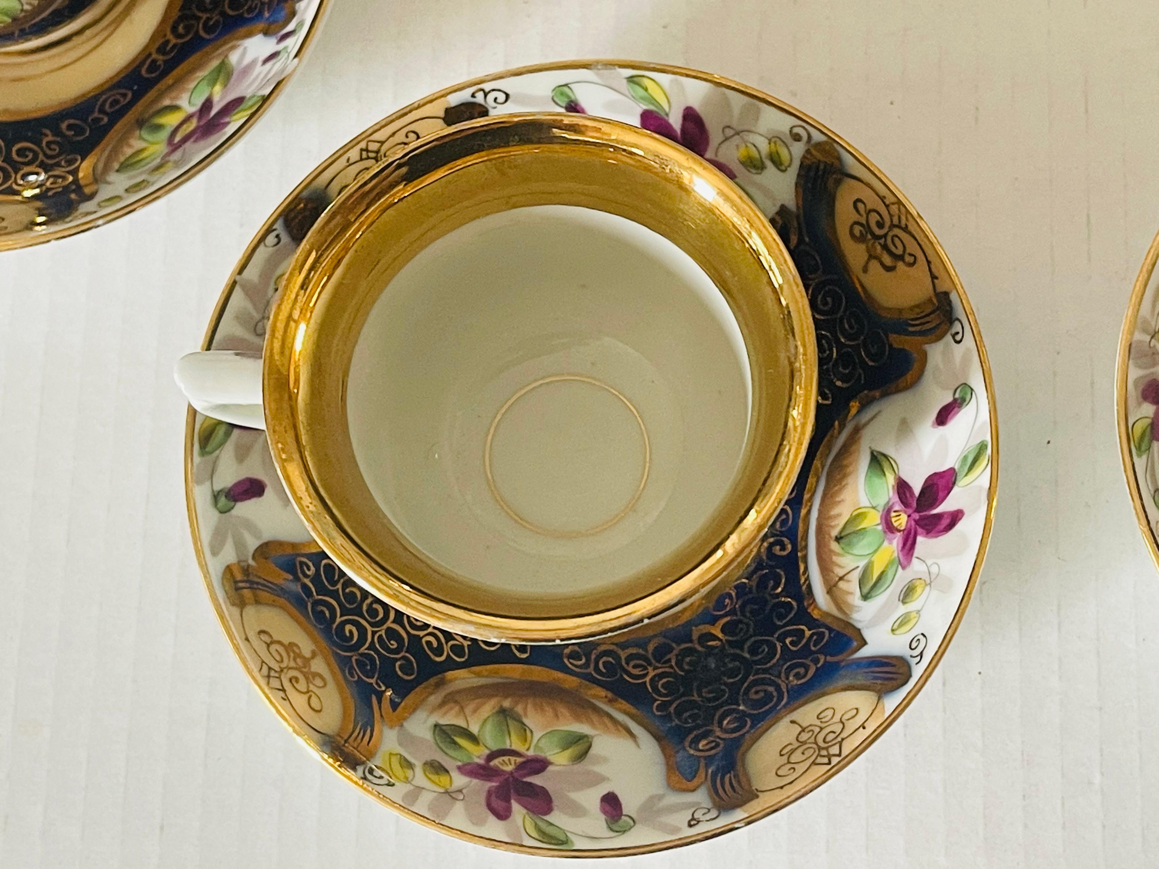 Kuznetsov Porzellan-Teeservice (Neoklassisch) im Angebot