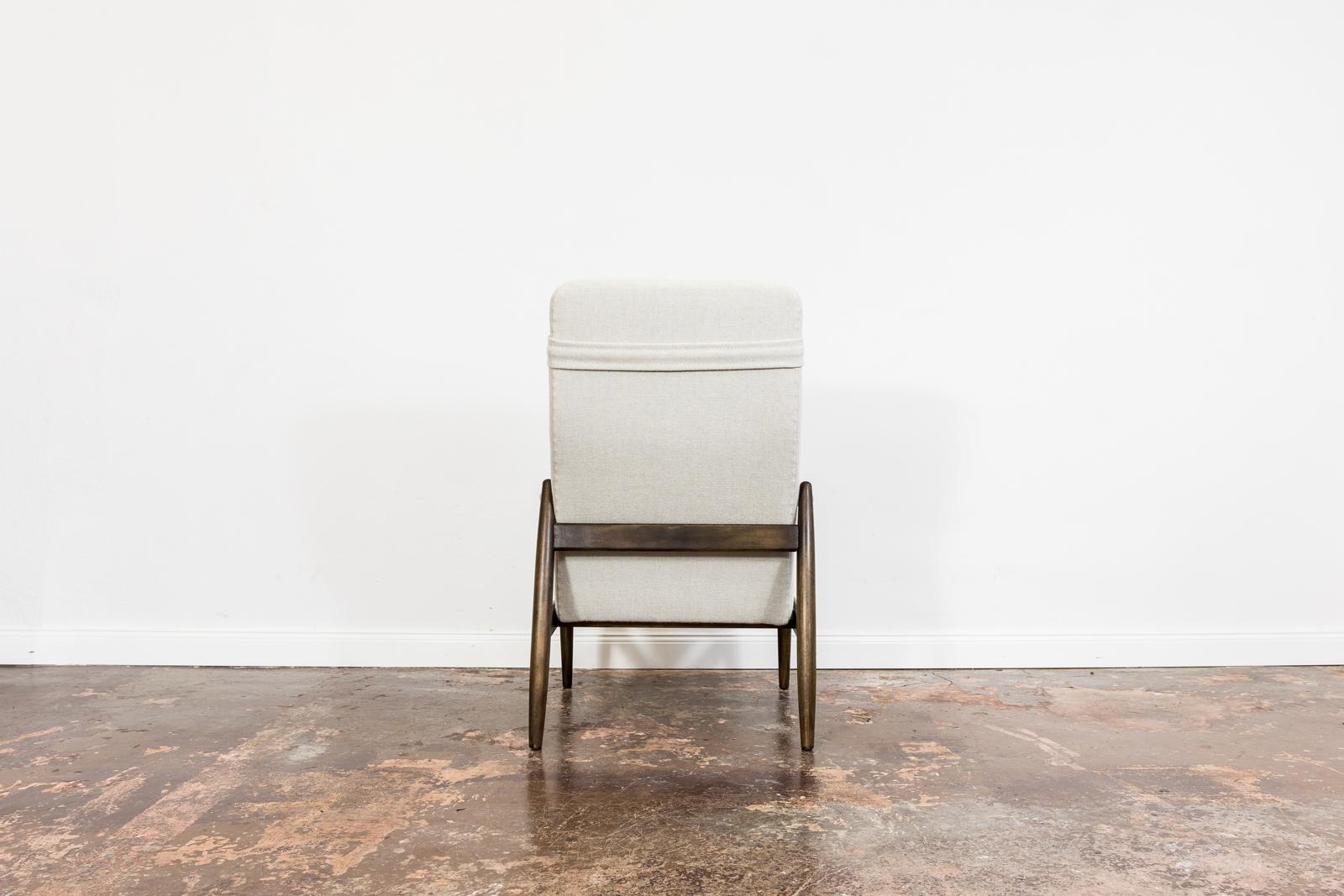 Mid-20th Century Customizable High Back Armchair GFM64 by Edmund Homa in Kvadrat, 1960s For Sale