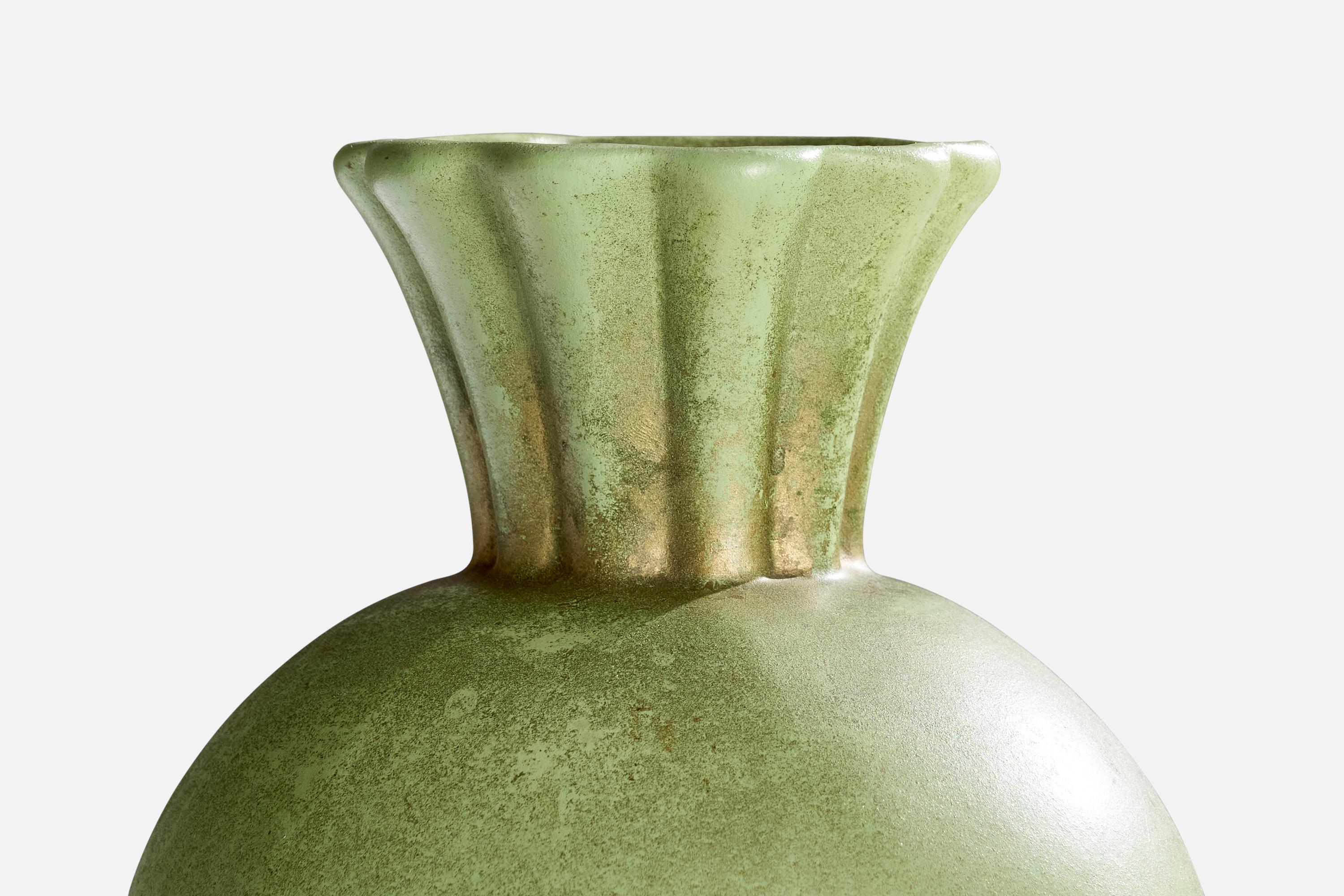Kville Keramik, Vase, Ceramic, Sweden, 1930s For Sale 1