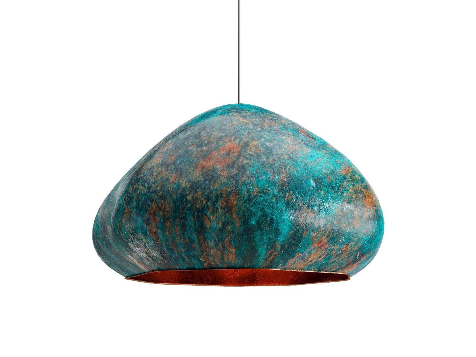 Modern Kvitka Copper Pendant Lamp by Makhno
