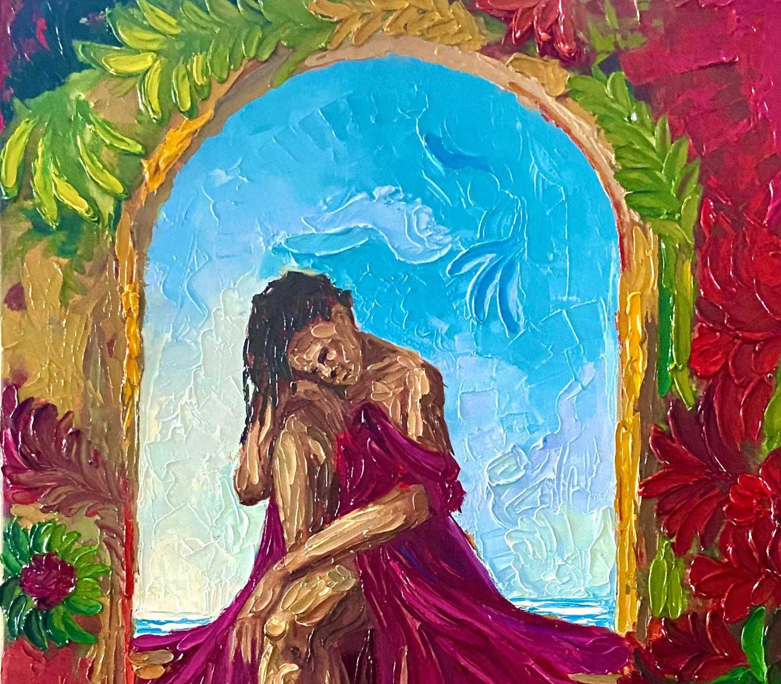 freedom 1 - Painting by kwaghe Stephanie