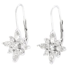 Orecchini a goccia con diamanti grandi Kwait Star