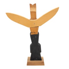 Kwakiutl Totem Pole by Ellen Neel Circa 1940's