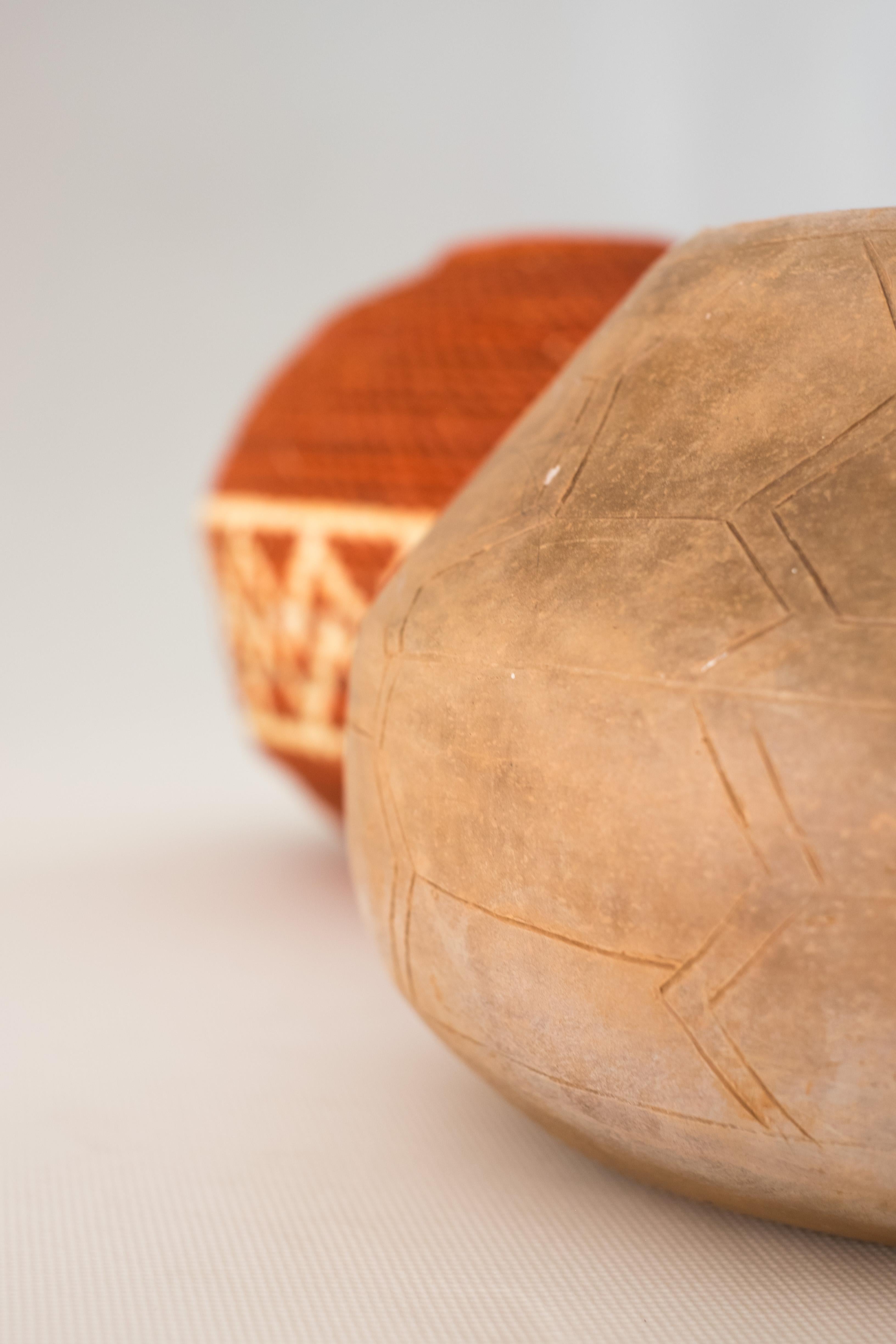 Unique design piece

The Kwasawá Straw and ceramic bowl was first presented in Two Chronicles Exhibition at A CASA Museum, in October 2019 in São Paulo, Brazil.

They are an homage to indigenous ancestry and the importance to understand and