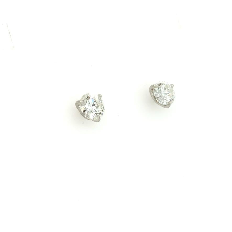 Kwiat, 3,11 Quilates Pendientes de diamantes redondos talla brillante Contemporáneo en venta