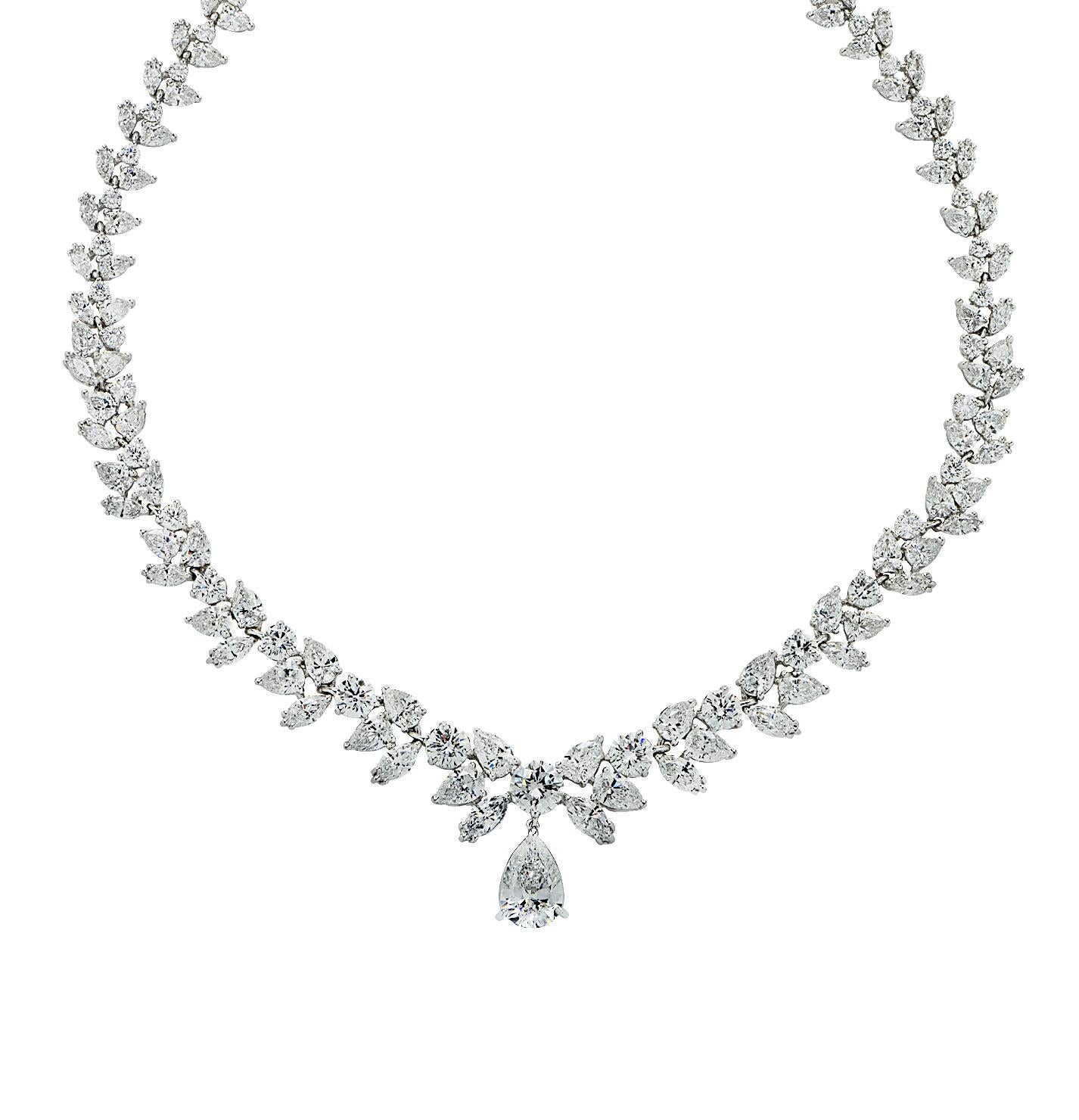 Vivid Diamonds 40.10 Carat Diamond Necklace  1