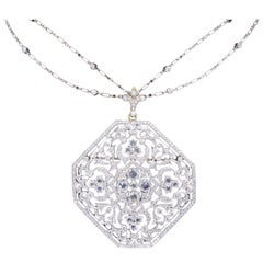 Kwiat Diamond Medallion Pendant Necklace