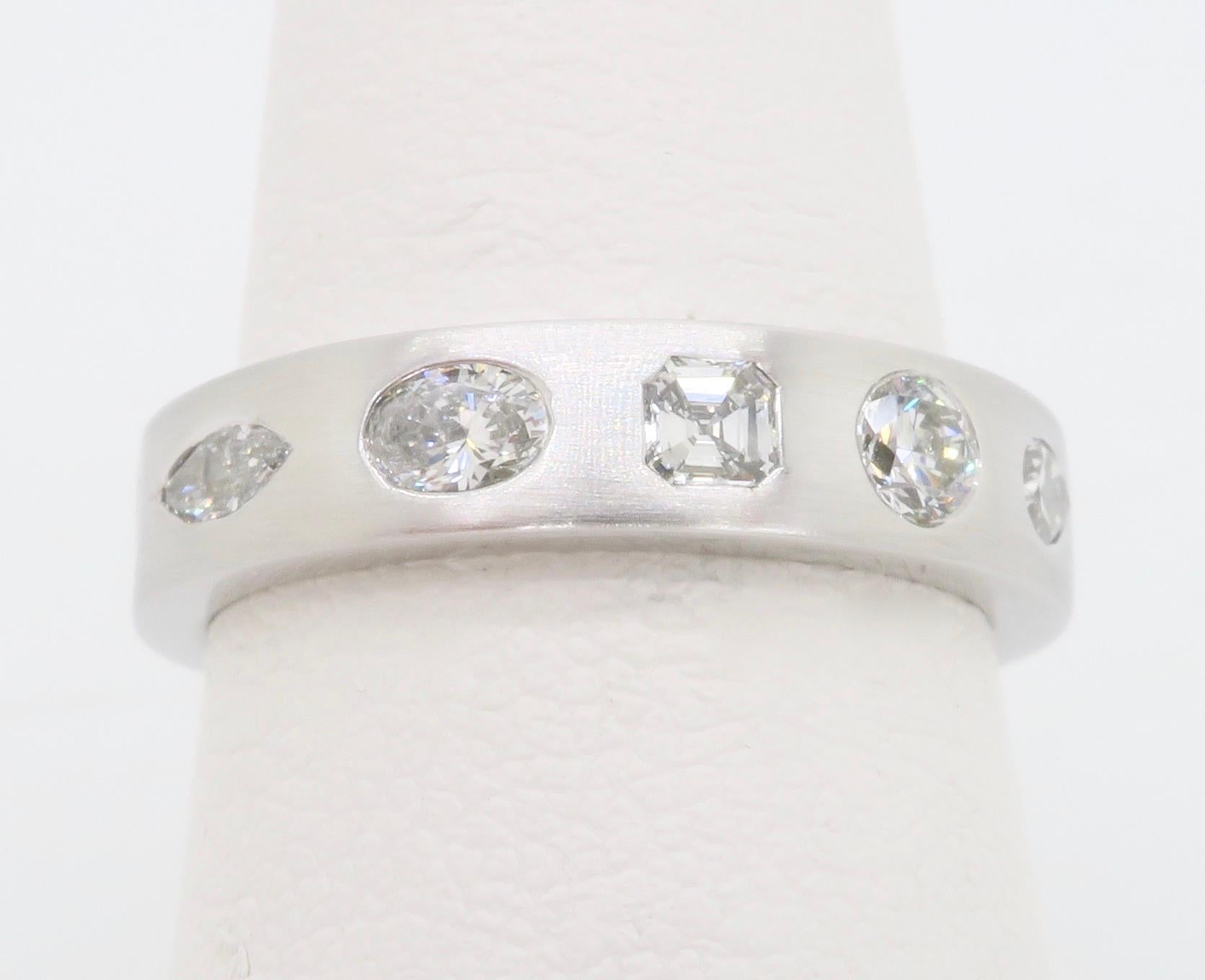 Kwiat Multi-Shaped Diamond Stackable Ring 12
