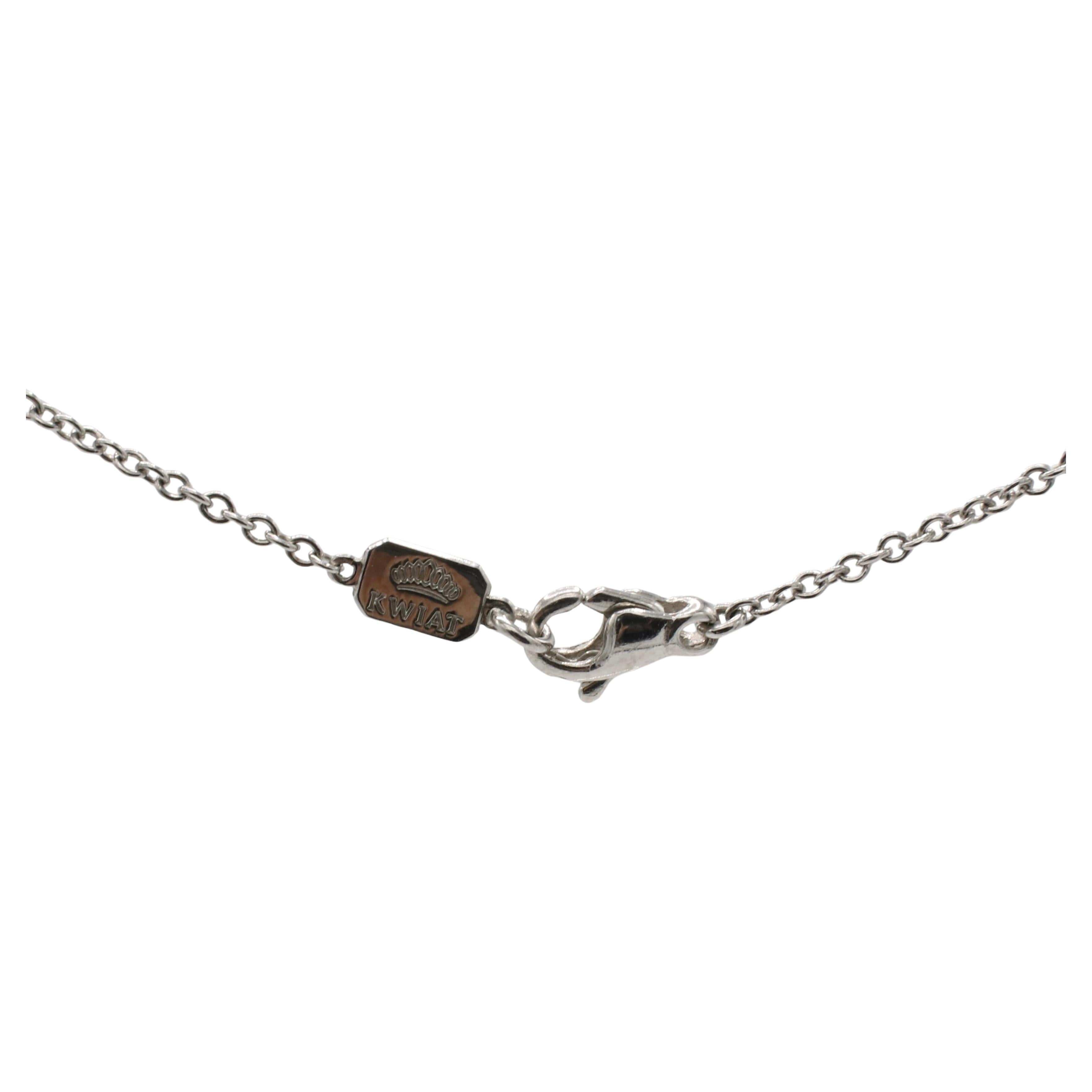 Moderno Collana con ciondolo a stella in platino e diamanti naturali Kwiat in vendita