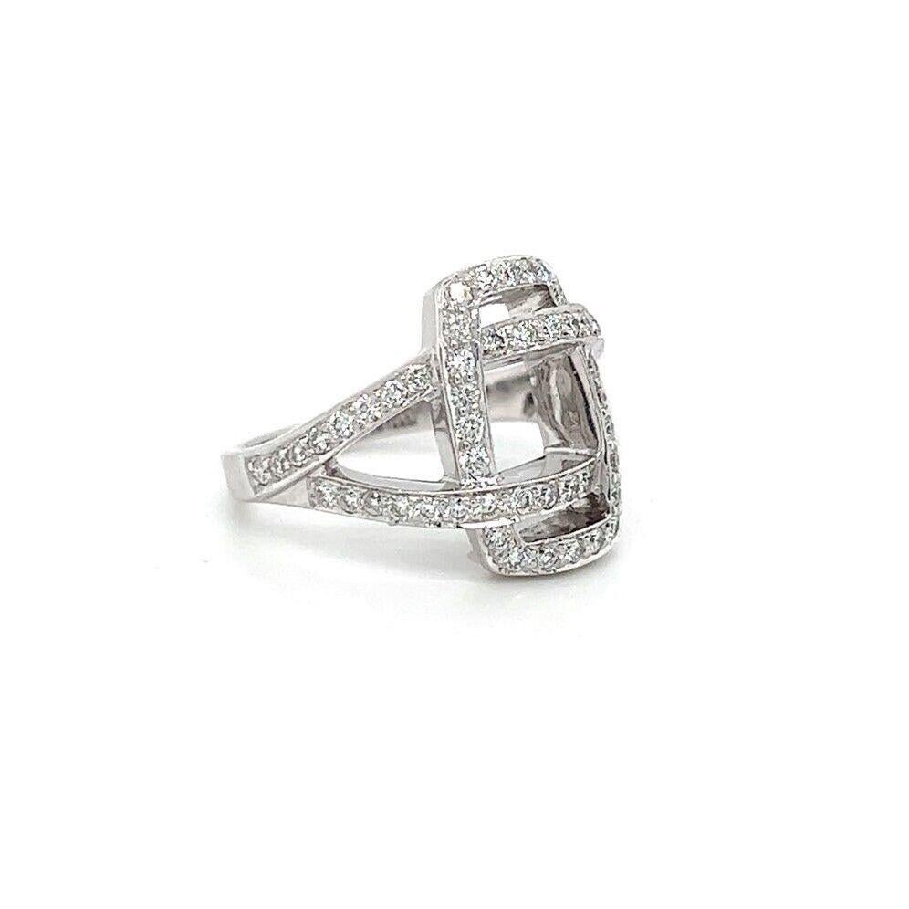 Kwiat Solaris 18 Karat White Gold Diamond Ring In Good Condition In Guilford, CT