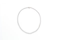 Collana di diamanti Kwiat Stardust Zigzag Graduated in oro bianco 18k 5,27ctw