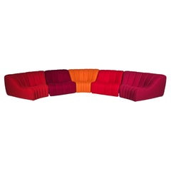 Kwok Hoi Chan „Chromatic“  Modulares mehrfarbiges Sofa, Steiner, 1970er-Jahre