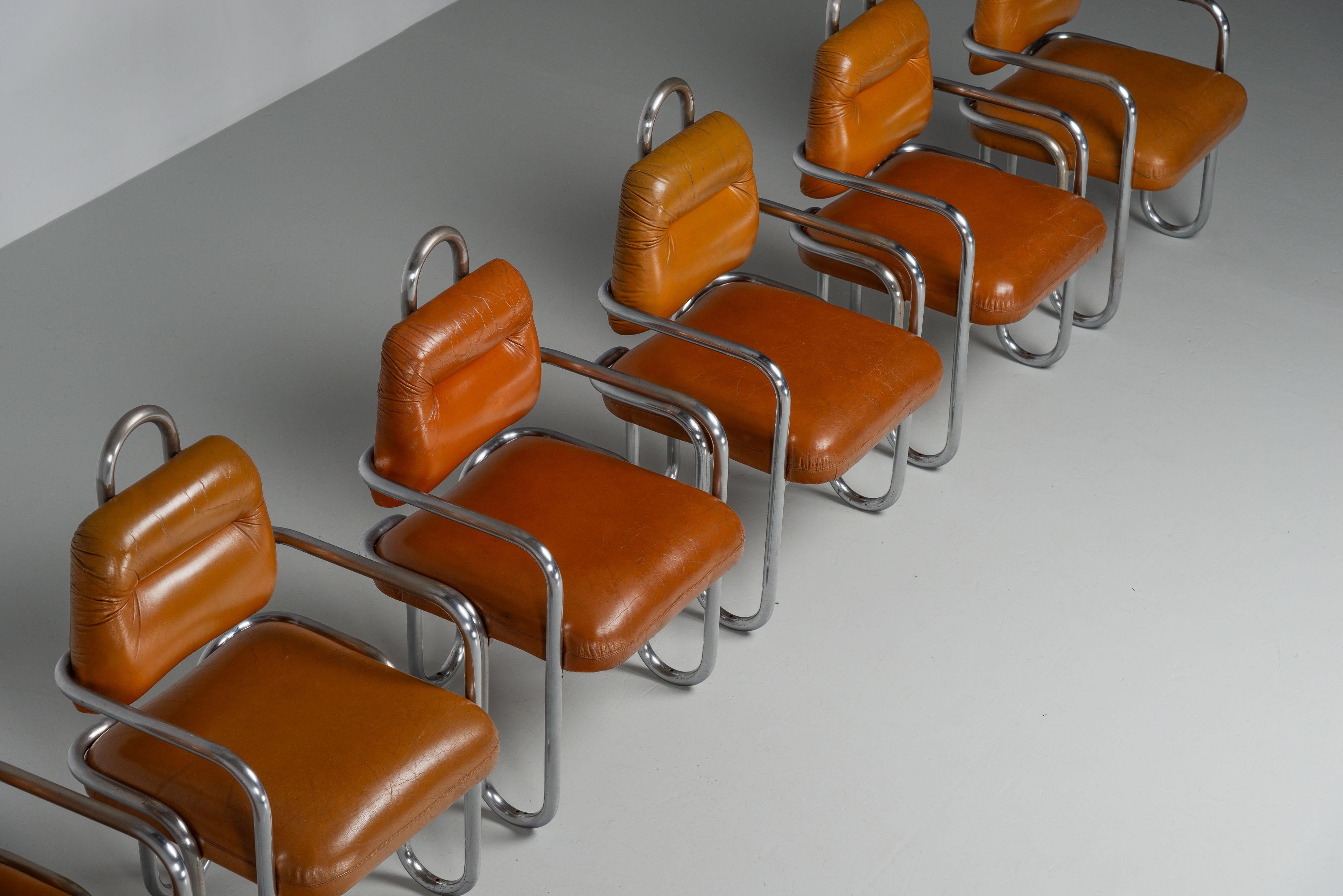 Sillas de comedor Kwok Hoi Chan fabricadas por Steiner France 1970 en venta 4