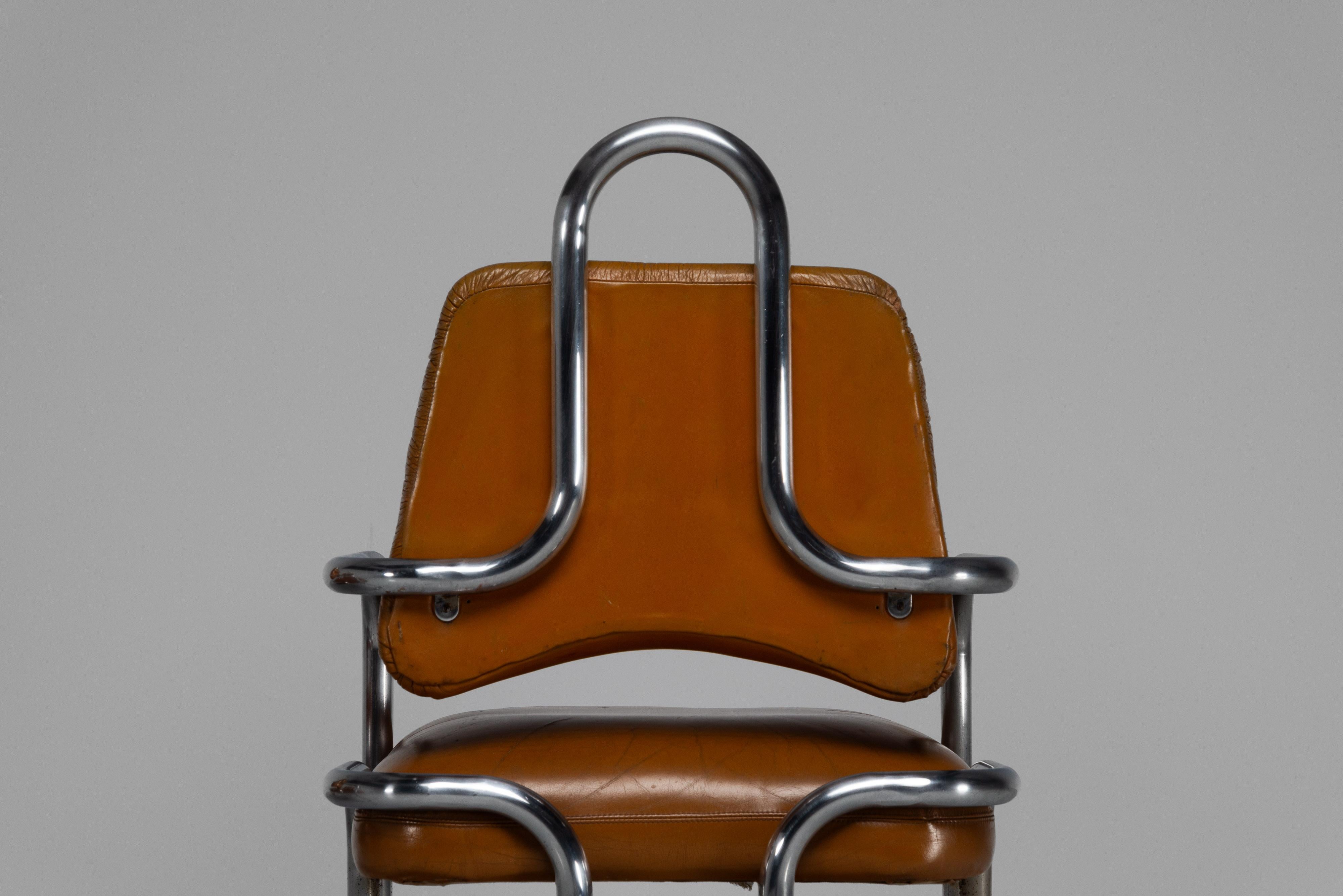 Sillas de comedor Kwok Hoi Chan fabricadas por Steiner France 1970 en venta 10