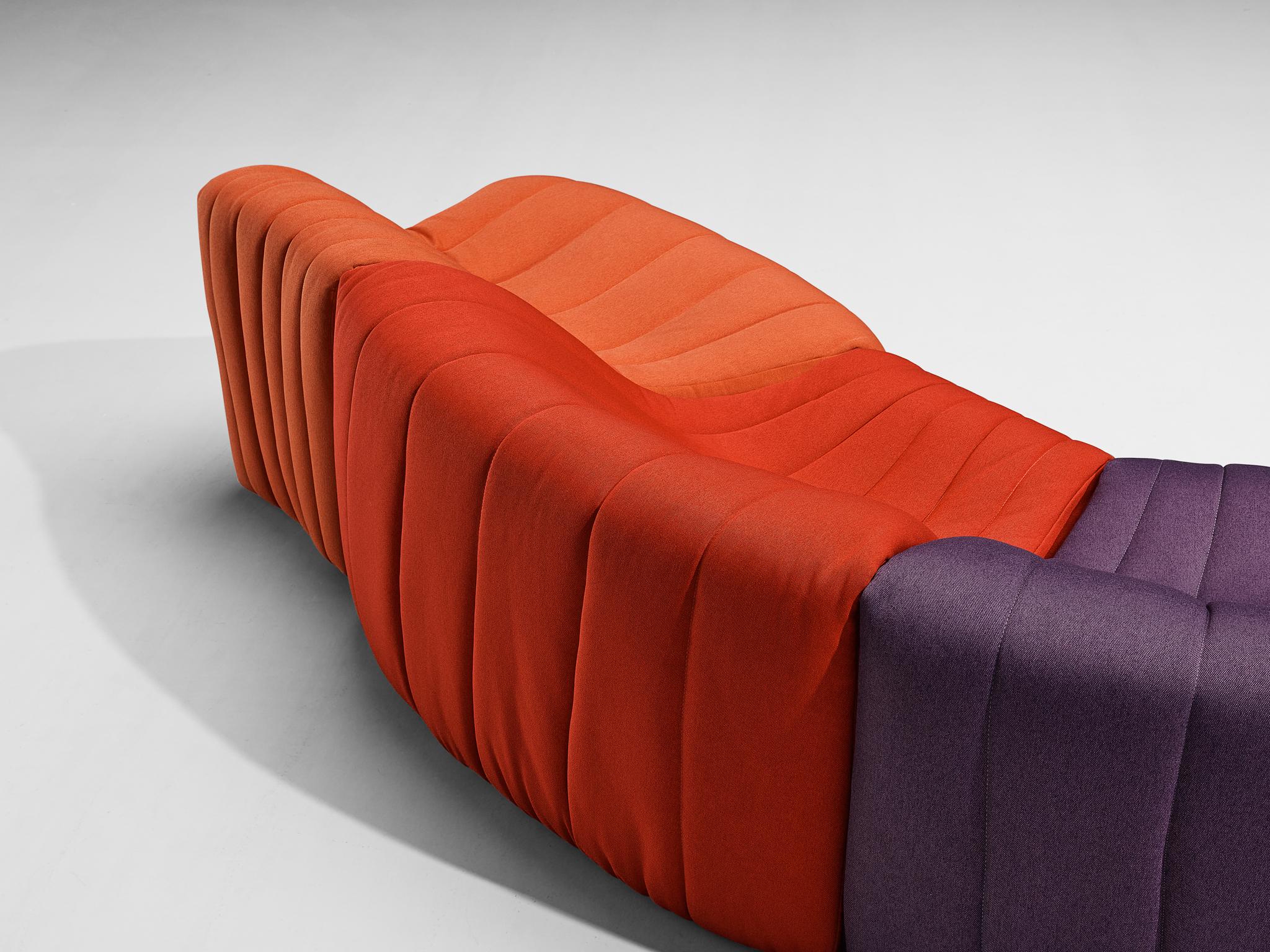 Late 20th Century Kwok Hoi Chan for Steiner 'Chromatic' Multicolored Modular Sofa
