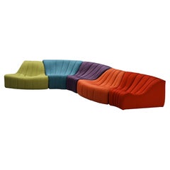 Kwok Hoi Chan for Steiner 'Chromatic' Multicolored Modular Sofa